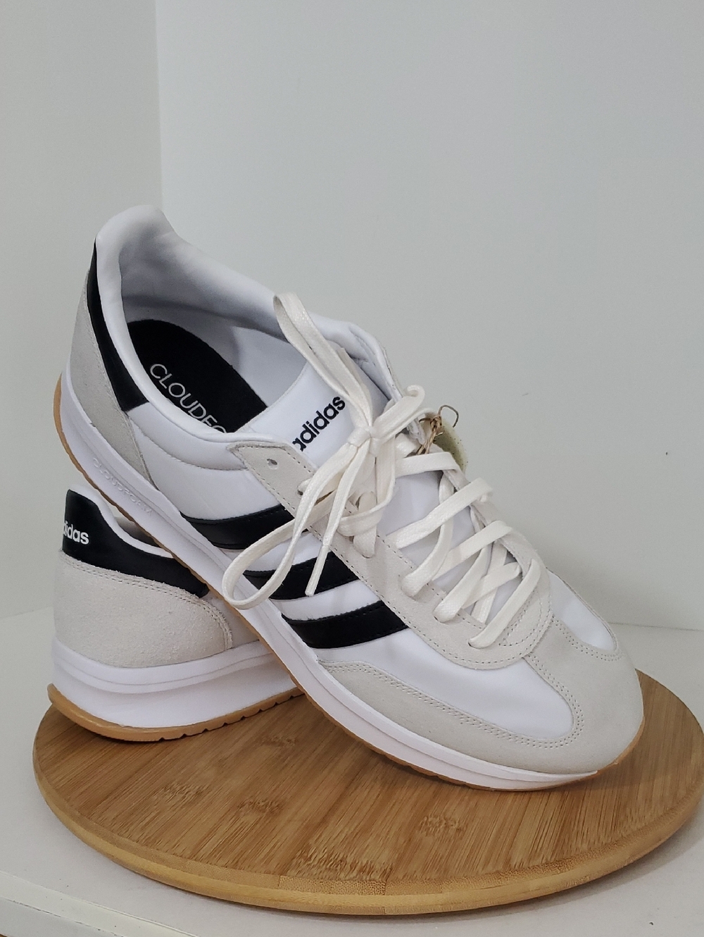 adidas Run 70s 2.0 Sneakers White Black Men's 13 NIB